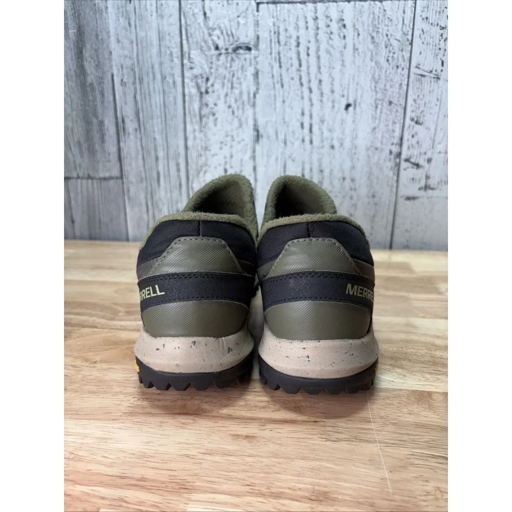 Merrell J066995 Men's Green Nova Nylon Cold Weather Slip-On Sneaker Size US 9.5